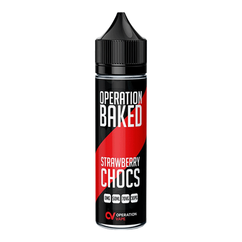 Strawberry Chocs vape liquid by Operation Baked - 50ml Short Fill - eJuice