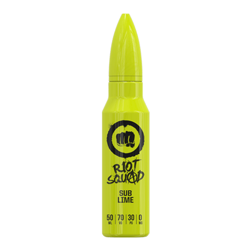 Sub-Lime vape liquid by Riot Squad - 50ml Short Fill - eJuice
