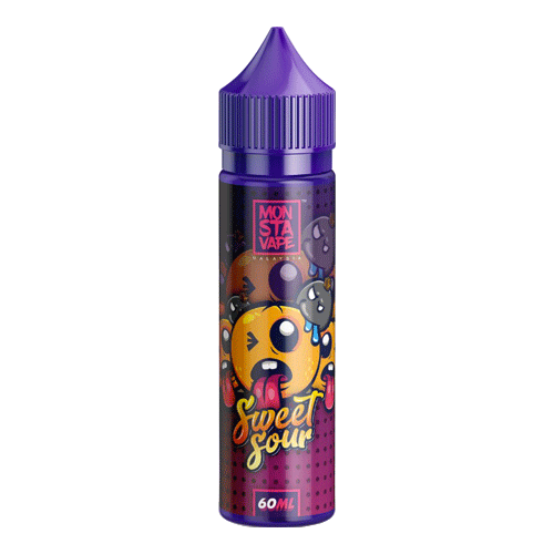 Sweet Sour (No Ice) vape liquid by Monsta Vape - 50ml Short Fill Sweet Sour (No Ice) vape liquid by Monsta Vape - 50ml Short Fill
