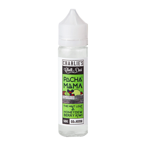 The Mint Leaf Honey Dew Berry Kiwi vape liquid by Pacha Mama