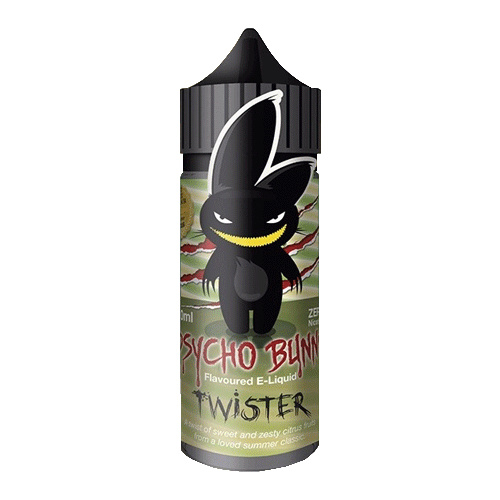 Twister vape liquid by Psycho Bunny - 100ml Short Fill - eJuice