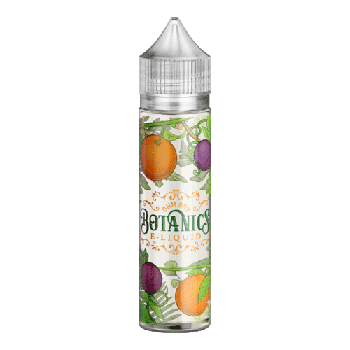 Valencia Orange & Passion Fruit vape liquid by Botanics - 50ml Short Fill