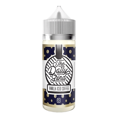 Vanilla Iced Coffee vape liquid by The Daily Grind - 100ml Short Fill