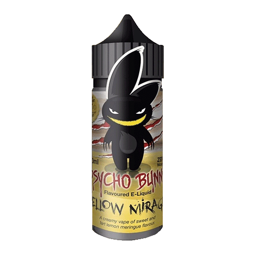 Yellow Mirage vape liquid by Psycho Bunny - 100ml Short Fill - eJuice