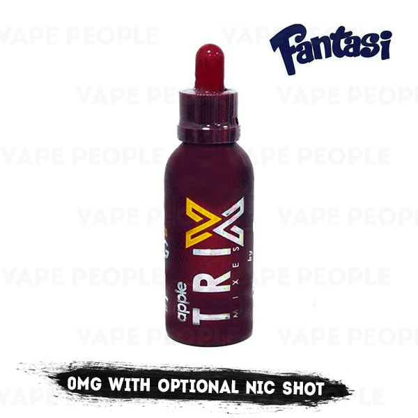 Apple TRIX vape liquid by Fantasi - 55ml Short Fill - Buy UK