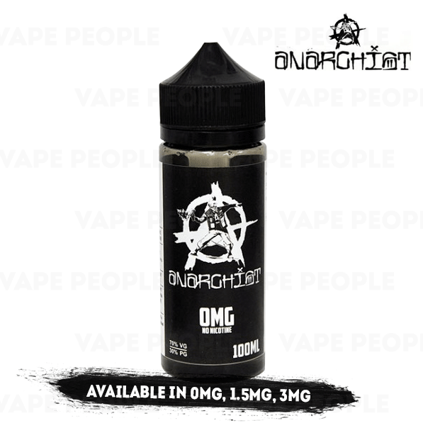 Black vape liquid by Anarchist - 100ml Short Fill - Buy UK