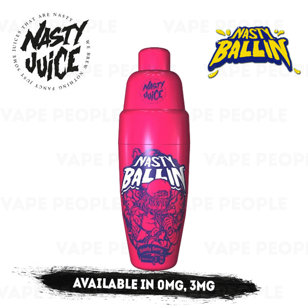 Bloody Berry vape liquid by Nasty Ballin - 50ml Short Fill - Buy UK