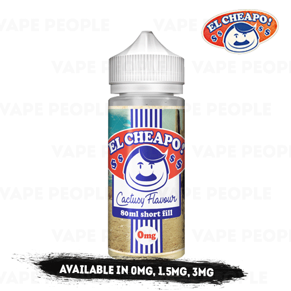 Cactusy Flavour vape liquid by El Cheapo - 80ml Short Fill - Buy UK