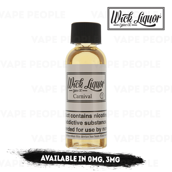 Carnival vape liquid by Wick Liquor - 50ml Short Fill - Buy UK