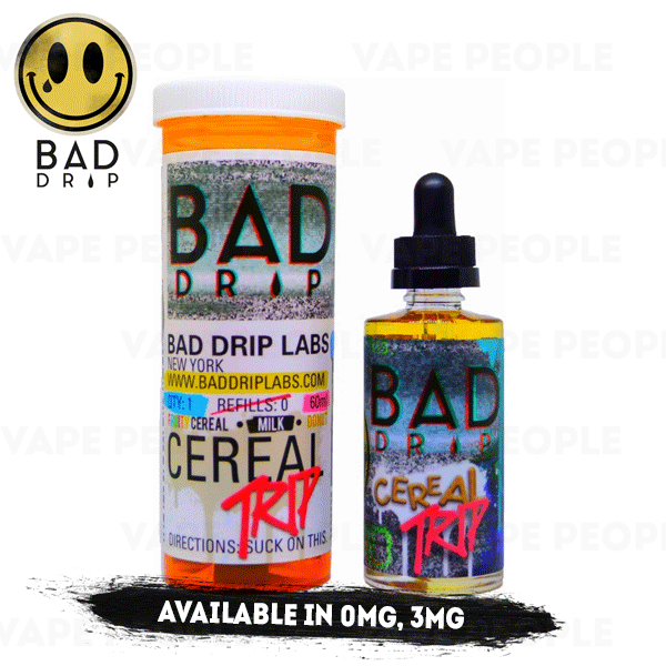 Cereal Trip vape liquid by Bad Drip - 50ml Short Fill - Buy UK