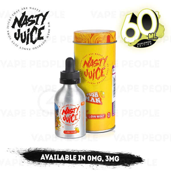 Cush Man vape liquid by Nasty Juice - 50ml Short Fill - Buy UK
