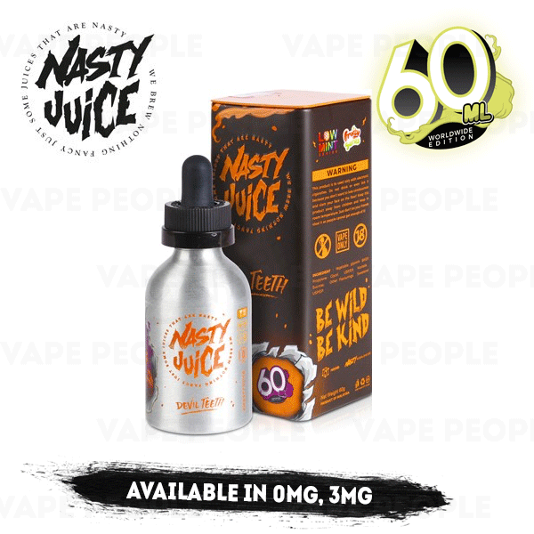 Devil Teeth vape liquid by Nasty Juice - 50ml Short Fill - Buy UK