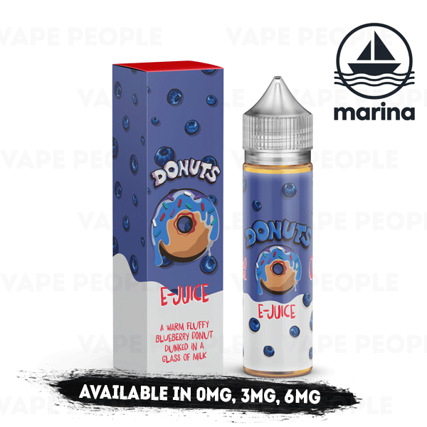 Blueberry Donuts vape liquid by Donuts - 50ml Short Fill - Buy UK