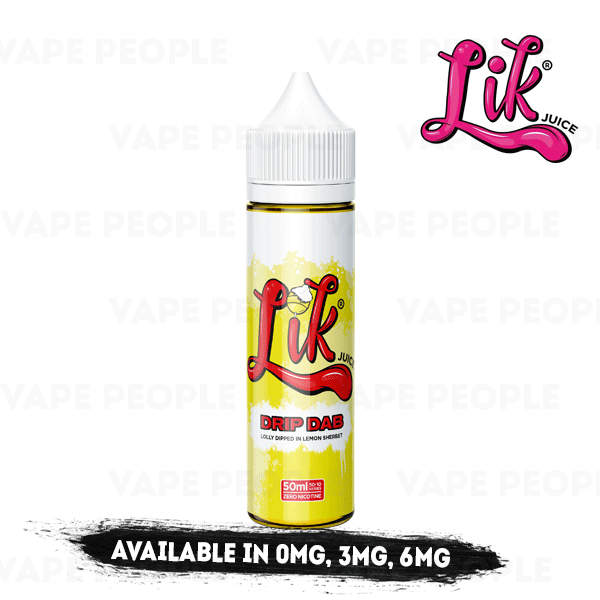 Drip Dab vape liquid by Lik Juice - 50ml Short Fill - Buy UK