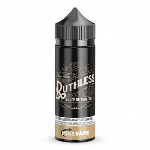 Dulce De Tobacco vape liquid by Ruthless  - 100ml Short Fill - Buy UK