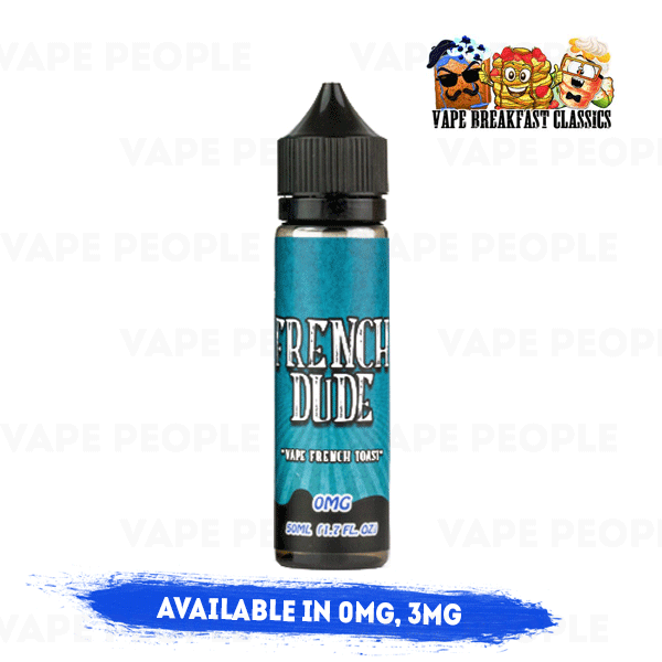 French Dude vape liquid by Vape Breakfast Classics - 50ml Short Fill - Buy UK