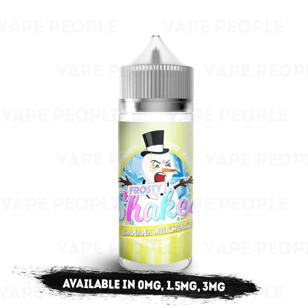 Frosty Shakes - Banana Milkshake vape liquid by Dr Frost - 100ml Short Fill - Buy UK