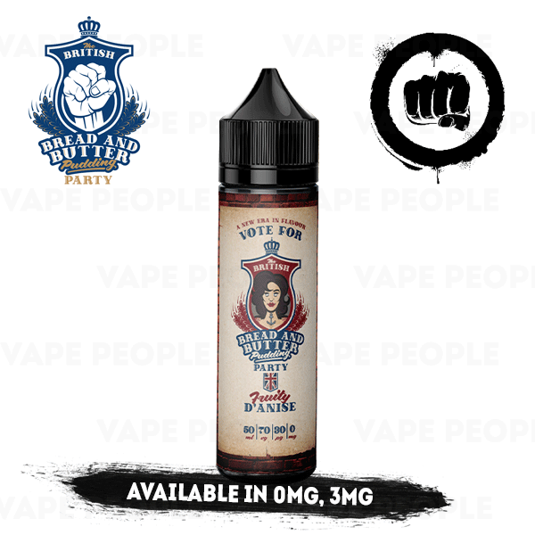 Fruity D’anise vape liquid by BBBPP - 50ml Short Fill - Buy UK