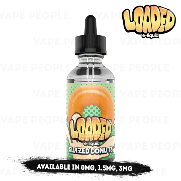 Glazed Donuts vape liquid by Loaded - 100ml Short Fill - Buy UK