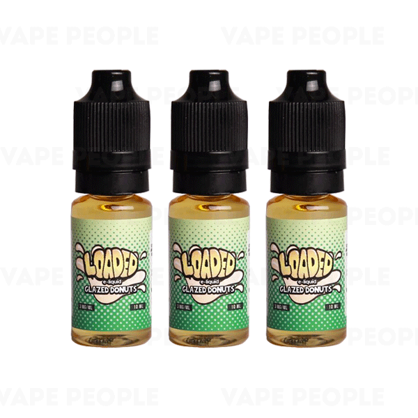 Glazed Donuts vape liquid by Loaded - 10ml, 3 x10ml, 6 x 10ml, 12 x 120ml - Buy UK