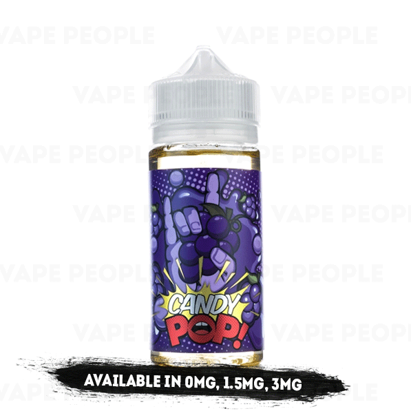 Grape Chew Candy vape liquid by CandyPOP - 100ml Short Fill - Buy UK