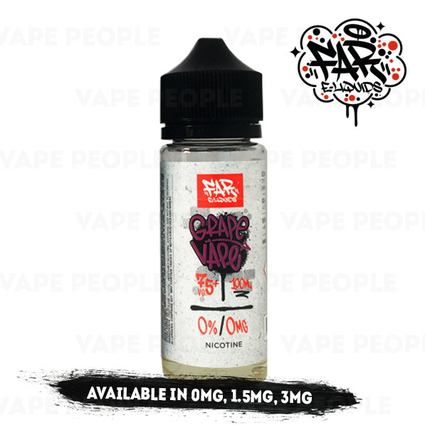 Grape Vape vape liquid by Far E-liquids - 100ml Short Fill - Buy UK