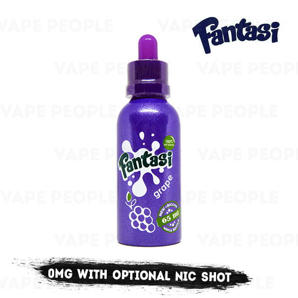 Grape vape liquid by Fantasi - 55ml Short Fill - Buy UK