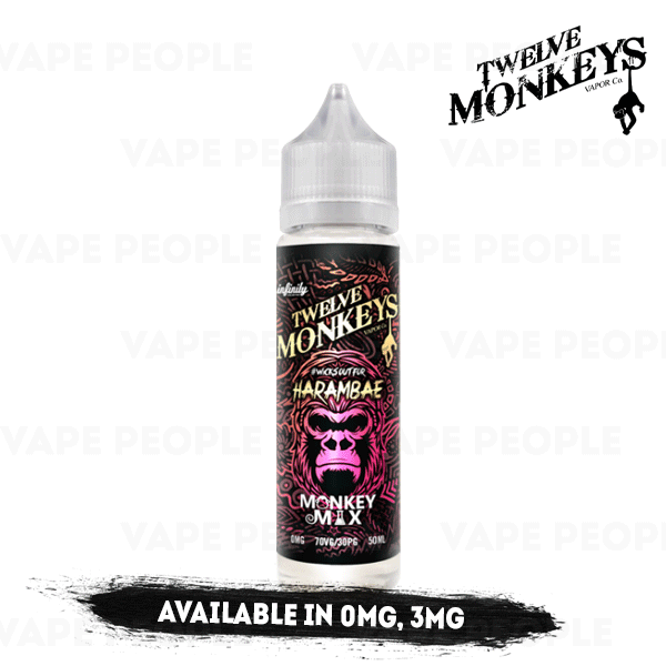 Harambae vape liquid by Twelve Monkeys Mix Series - 50ml Short Fill - Buy UK