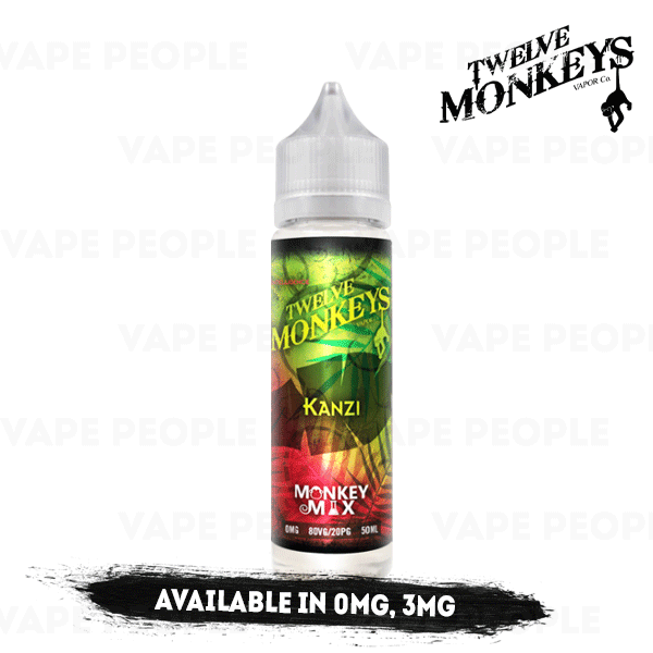 Kanzi vape liquid by Twelve Monkeys Mix Series - 50ml Short Fill - Buy UK