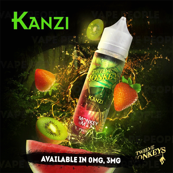 Kanzi vape liquid by Twelve Monkeys Mix Series - 50ml Short Fill - Buy UK