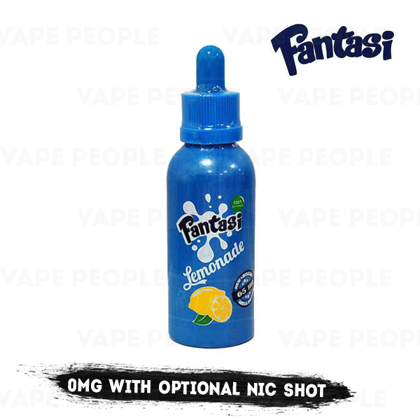 Lemonade vape liquid by Fantasi - 55ml Short Fill - Buy UK