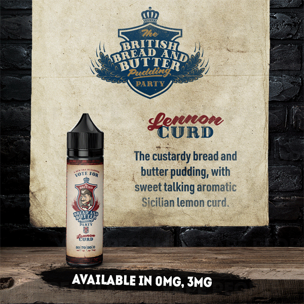 Lennon Curd vape liquid by BBBPP - 50ml Short Fill - Buy UK