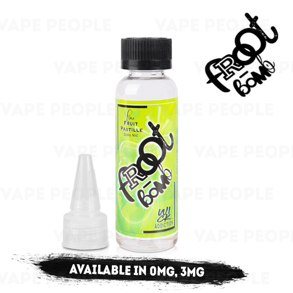 Lime Fruit Pastille vape liquid by Froot Bomb - 50ml Short Fill - Best E Liquids