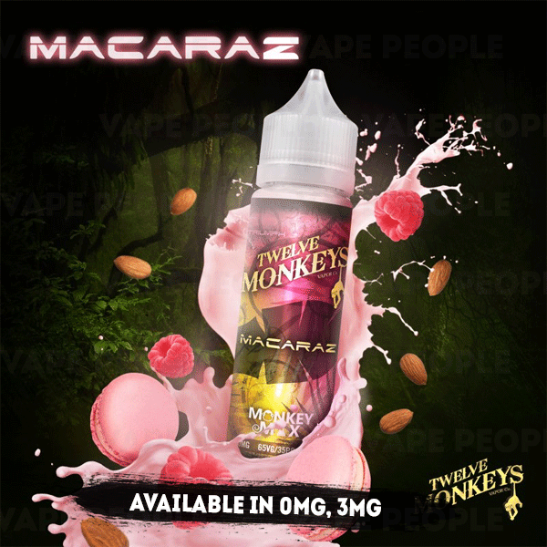 Macaraz vape liquid by Twelve Monkeys Mix Series - 50ml Short Fill - Best E Liquids