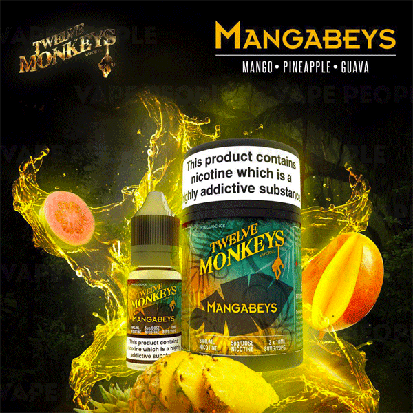 Mangabeys vape liquid by Twelve Monkeys - 10ml, 30ml - Best E Liquids