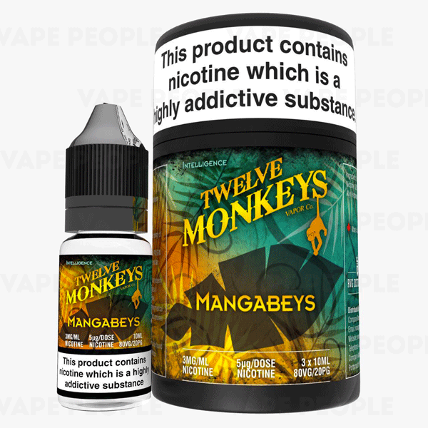 Mangabeys vape liquid by Twelve Monkeys - 10ml, 30ml - Best E Liquids