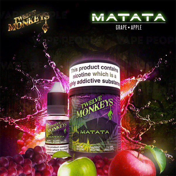 Matata vape liquid by Twelve Monkeys - 10ml, 30ml - Best E Liquids