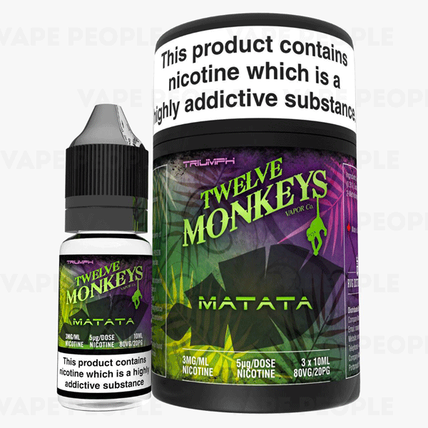 Matata vape liquid by Twelve Monkeys - 10ml, 30ml - Best E Liquids