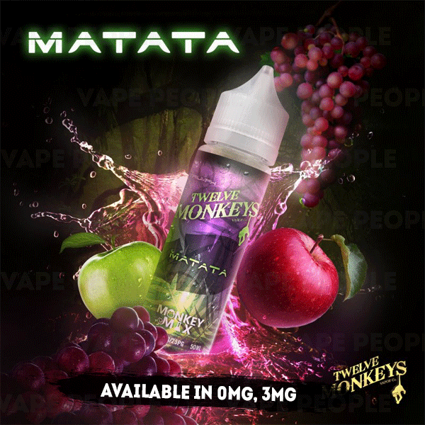 Matata vape liquid by Twelve Monkeys Mix Series - 50ml Short Fill - Best E Liquids