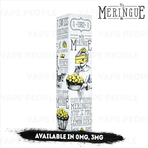 Lemon Pie vape liquid by Mr Meringue - 50ml Short Fill - Buy UK