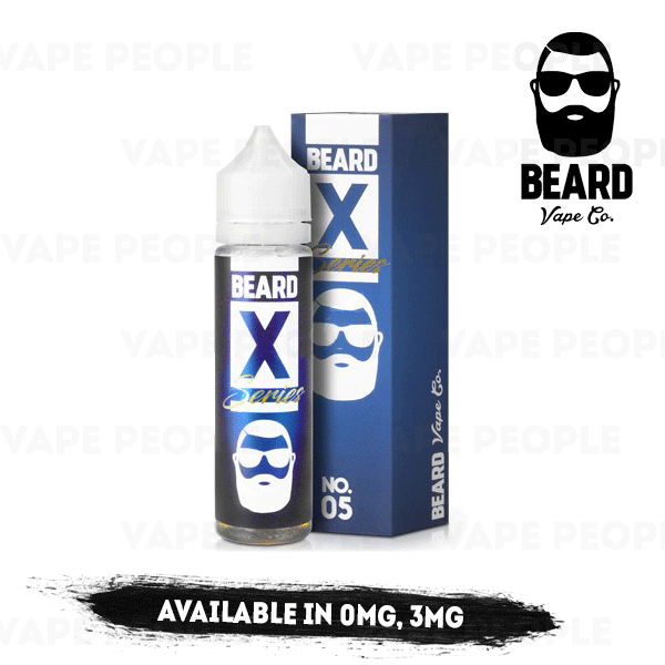 No. 05 e-liquid by Beard Series X - 50ml Short Fill - Best E Liquids