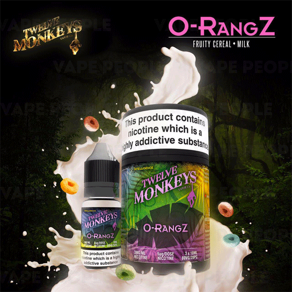 O-Rangz e-liquid by Twelve Monkeys - 10ml, 30ml - Best E Liquids