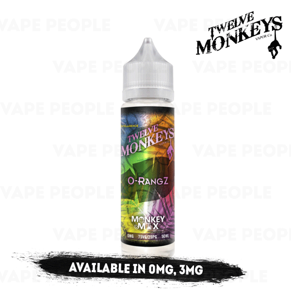 O-Rangz e-liquid by Twelve Monkeys Mix Series - 50ml Short Fill - Best E Liquids