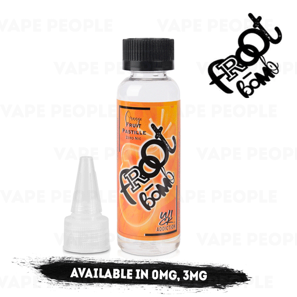 Orange Fruit Pastille e-liquid by Froot Bomb - 50ml Short Fill - Best E Liquids