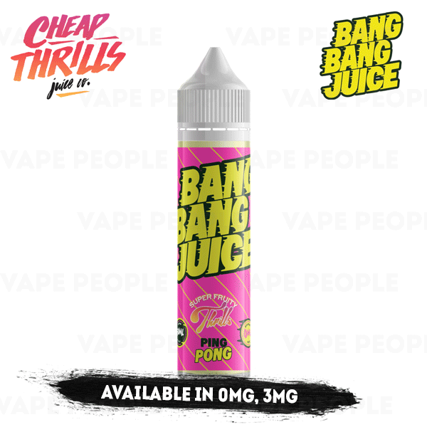 Ping Pong e-liquid by Bang Bang Juice - 50ml Short Fill - Best E Liquids