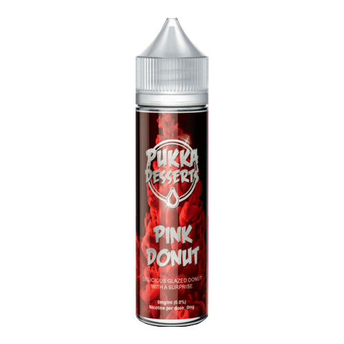 Pink Donut vape liquid by Pukka Juice Deserts- 50ml Short Fill - eJuice