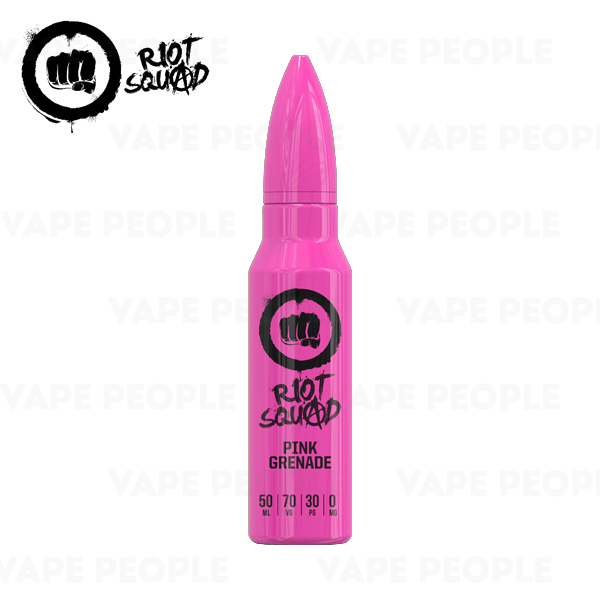 Pink Grenade vape liquid by Riot Squad - 50ml Short Fill - Best E Liquids