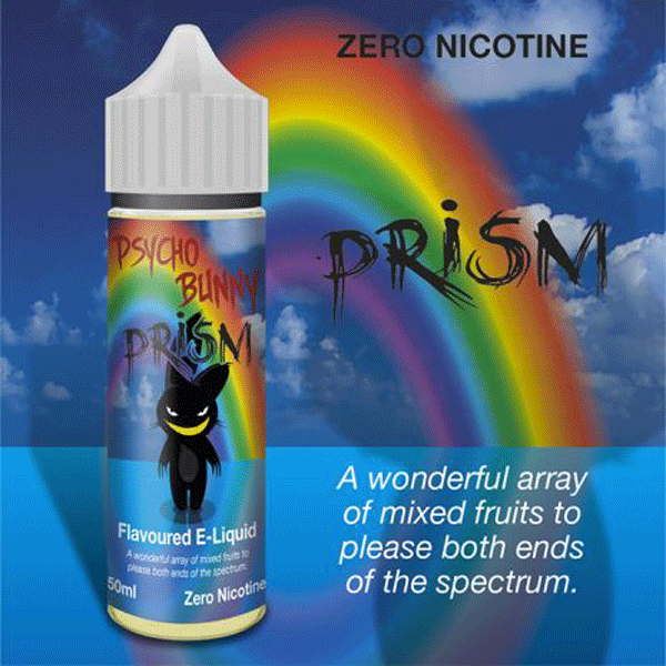 Prism vape liquid by Psycho Bunny - 50ml Short Fill