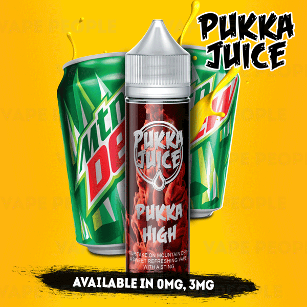 Pukka High (Dew) vape liquid by Pukka Juice - 50ml Short Fill Pukka High (Dew) vape liquid by Pukka Juice - 50ml Short Fill