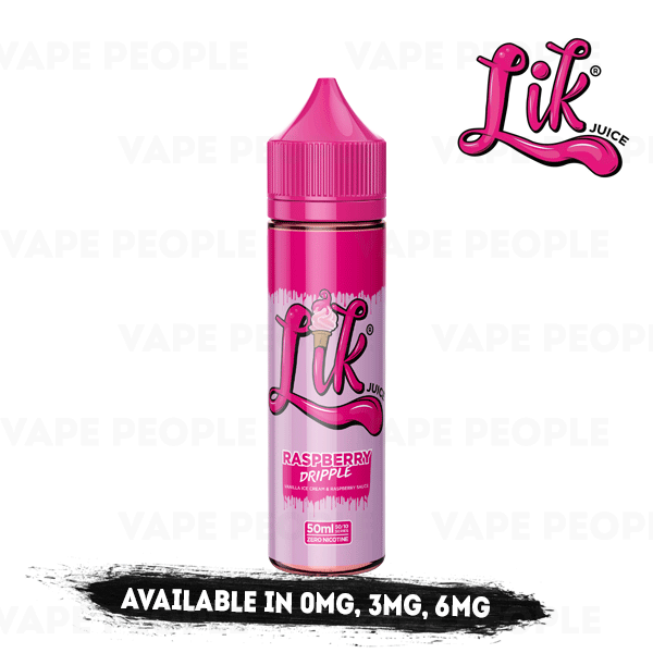 Raspberry Dripple vape liquid by Lik Juice - 50ml Short Fill - eJuice